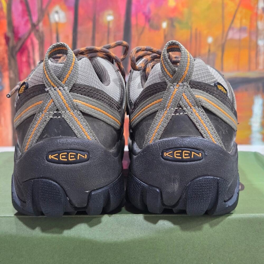 Keen Voyageur Hiking Boots Low Black Olive Gold Size 8.5 Men's 1002570 - Picture 5 of 10